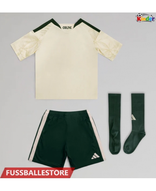 Günstige Celtic 3rd trikot Kinder 2026-27 Kurzarm (+ Kurze Hosen)